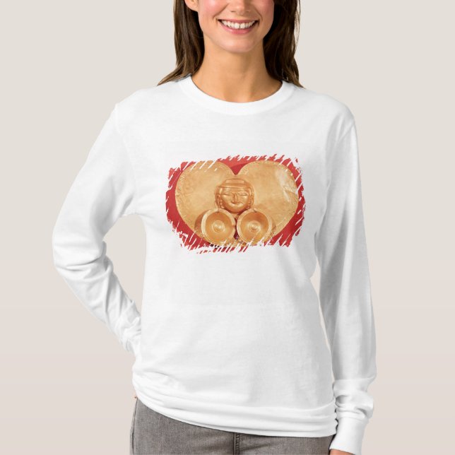 Camiseta Pectoral con los pendientes que llevan de un (Anverso)