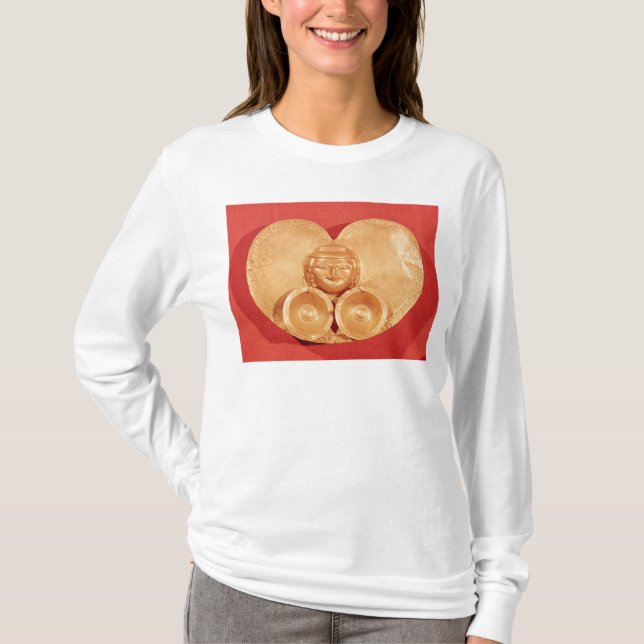 Camiseta Pectoral con los pendientes que llevan de un (Anverso)