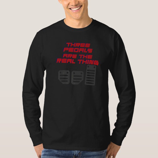 Camiseta Peda del acelerador del freno de coche del control (Anverso)
