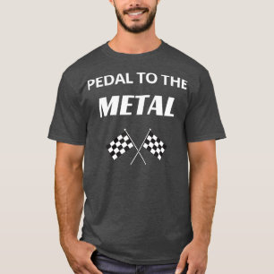 Camiseta Pedal A La Carreras Metalizado De La Calle Racer