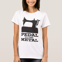 Pedal a la silueta metalizado