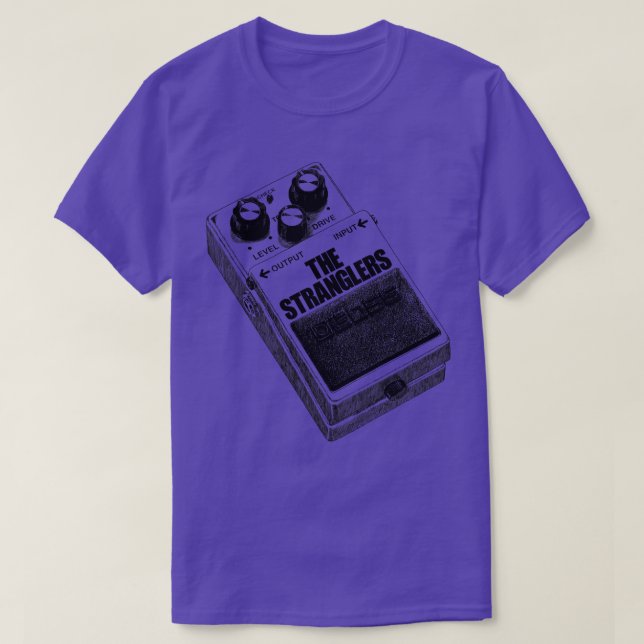 Camiseta Pedal de guitarra de los extraños (Diseño del anverso)