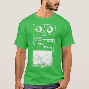 Camiseta Pedal de la guitarra del tono sucio