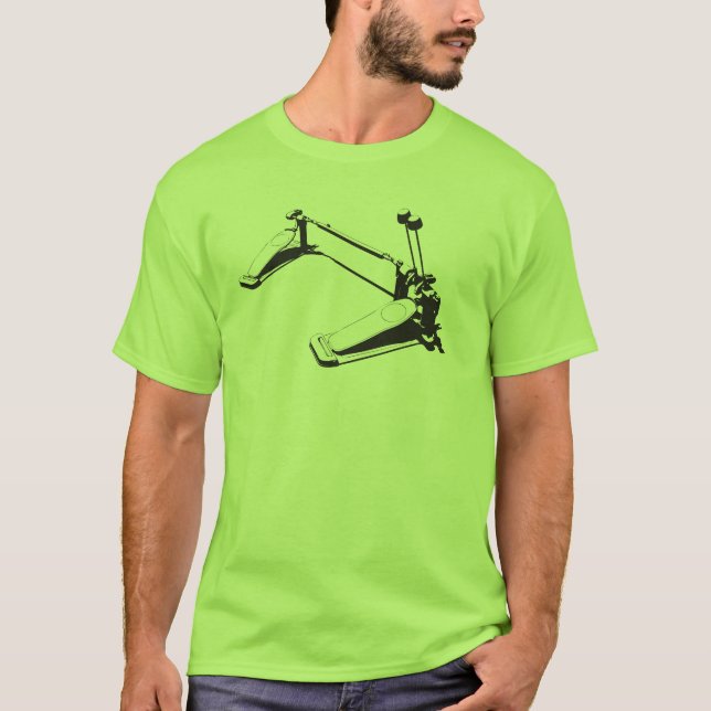 Camiseta Pedal del bajo doble (Anverso)