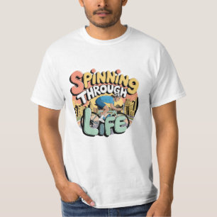 Camiseta Pedal en estilo con gráficos de ciclismo