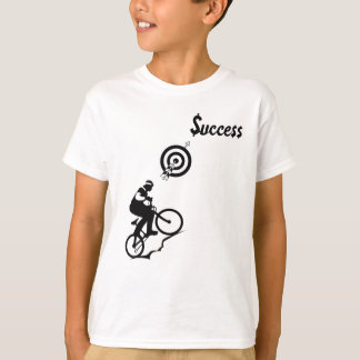 Camiseta *Pedalea hacia el éxito – Ciclista Inspirador
