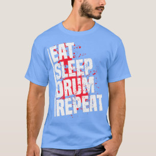 Camiseta Pedales De Doble Bass Golpean Al Tambor De Corazón