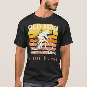 Camiseta Pedales fieles: Viejos gruñidos viajan con Jesús y