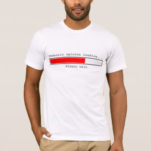 Camiseta pedante del cargamento de la opinión