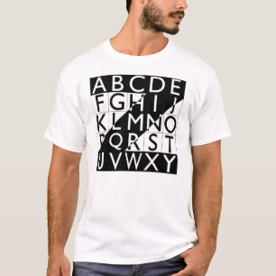 Camiseta "Pedazo del alfabeto", 2003