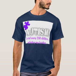 Camiseta Pedazo del rompecabezas del autismo para el