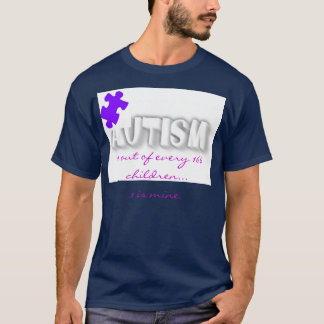 Camiseta Pedazo del rompecabezas del autismo para la