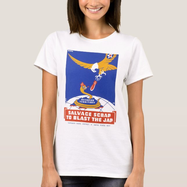 Camiseta Pedazo del salvamento (Anverso)