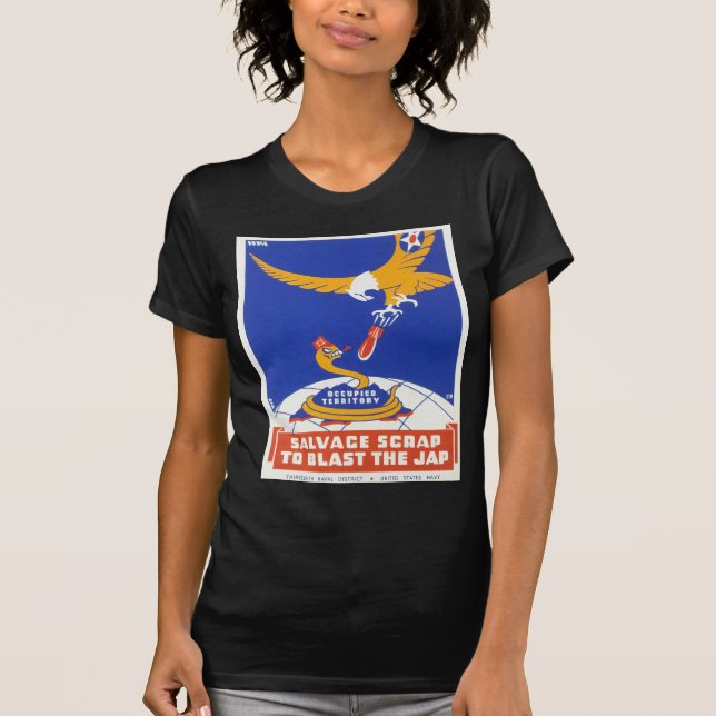 Camiseta Pedazo del salvamento (Anverso)