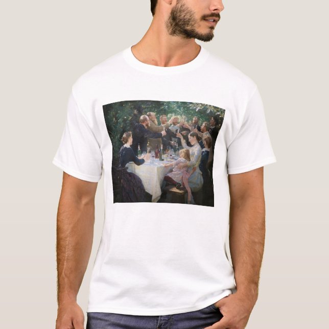 Camiseta Peder Severin Kroyer - ¡Hip, Hip, Hurra! (Anverso)