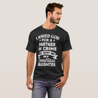 Camiseta Pedí a dios un socio - adentro - crimen