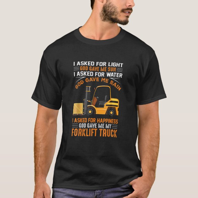 Camiseta Pedí Felicidad Que Dios Me Diera Mi Truco De Levan (Anverso)
