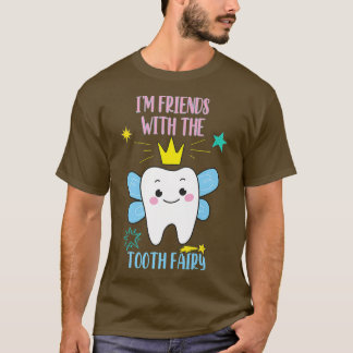 Camiseta Pediatra higiénica asistente dental de tee de hada