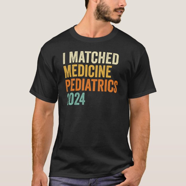 Camiseta Pediatría De Medicina Coincidental 2024 (Anverso)