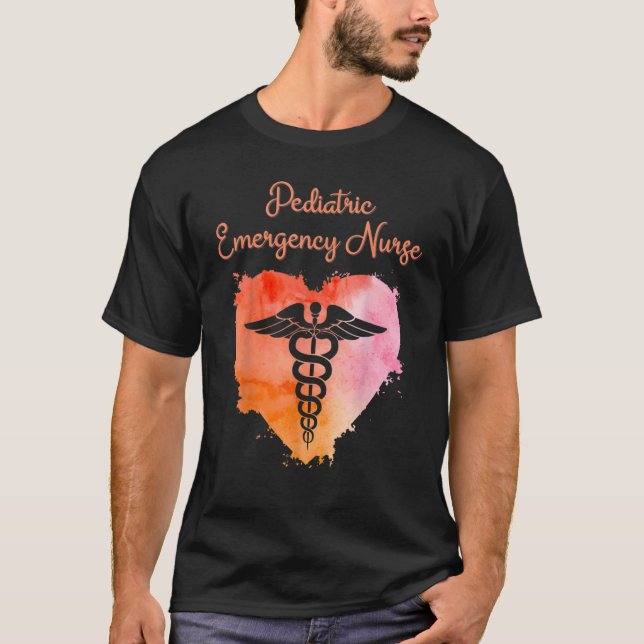 Camiseta Pediatric Emergency Nurse  Nurses Graduation Caduc (Anverso)