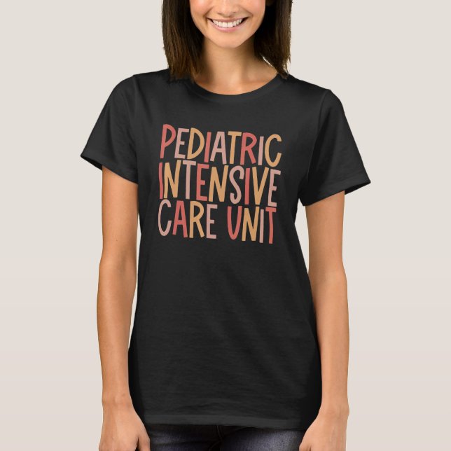 Camiseta Pediatric Intensive Care Unit Retro Graphic (Anverso)