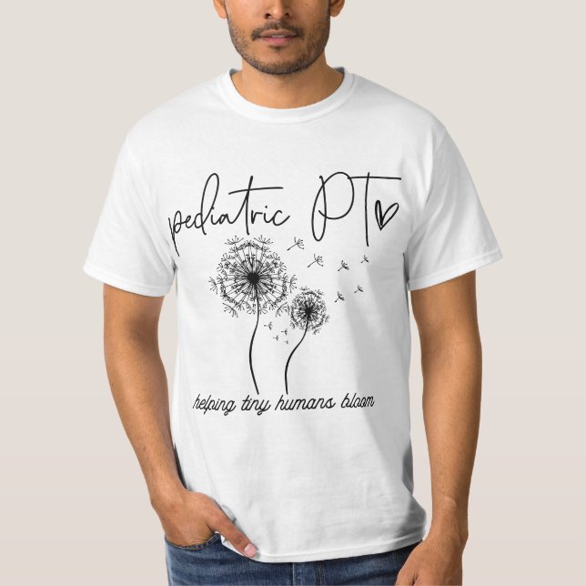 Camiseta Pediatric PT Helping Tiny Human Bloom Physical The (Anverso)