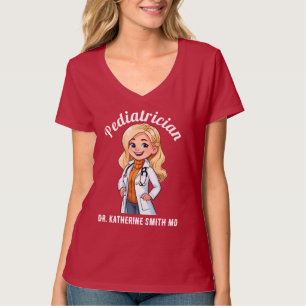 CAMISETA PEDIATRICIAN ANTISTRESS DOCTOR CARTOON FUN