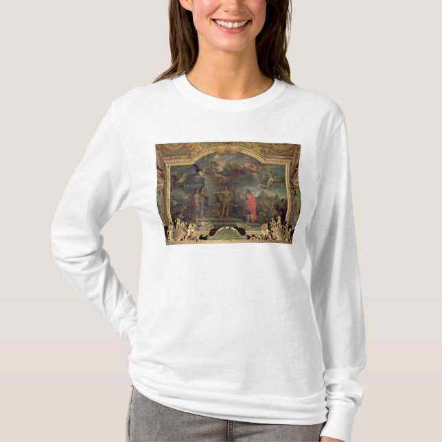 Camiseta Pedidos de rey Louis XIV a atacar simultáneamente (Anverso)