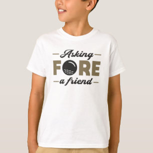 Camiseta Pedir A Un Amigo Idea De Regalo De Golf Golf Funny