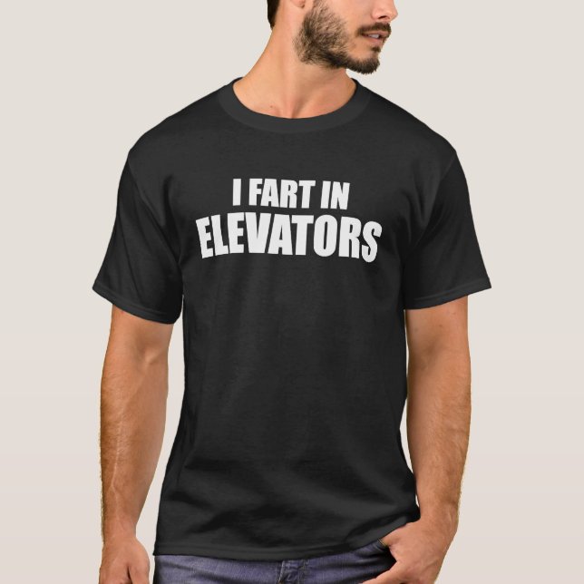 Camiseta Pedir en ascensores (Anverso)