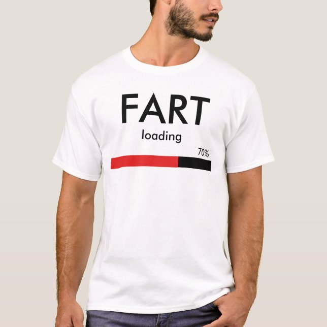 Camiseta pedo cargando 70% (Anverso)