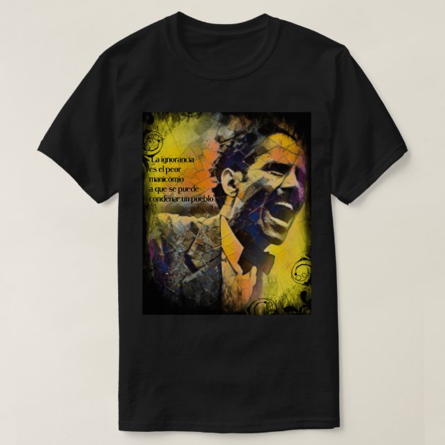 Camiseta Pedro Albizu Campos  (Diseño del anverso)