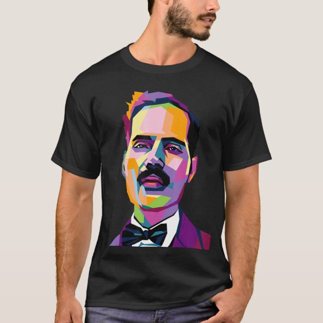 Camiseta Pedro Albizu Campos Puerto Rico Historia Resiste (Anverso)