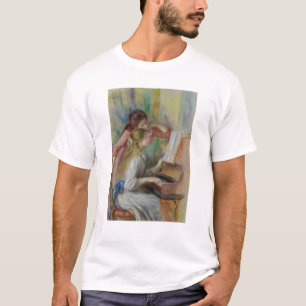 Camiseta Pedro chicas jóvenes de Renoir un   en el piano