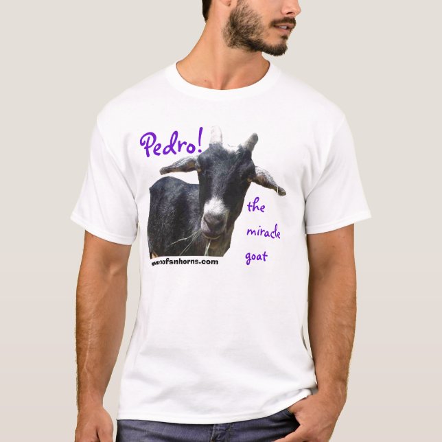 Camiseta Pedro la cabra del milagro (Anverso)