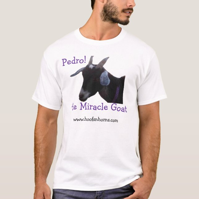 Camiseta Pedro la cabra del milagro (Anverso)
