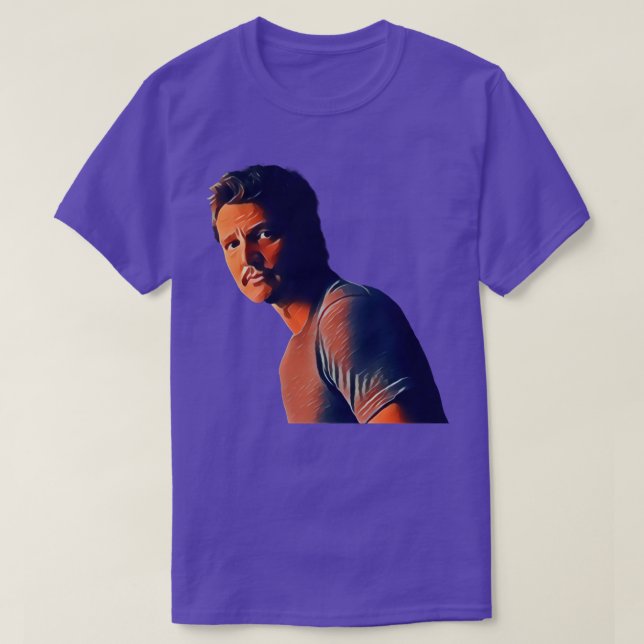 Camiseta Pedro Pascal Sunset Look In the Face Painting (Diseño del anverso)