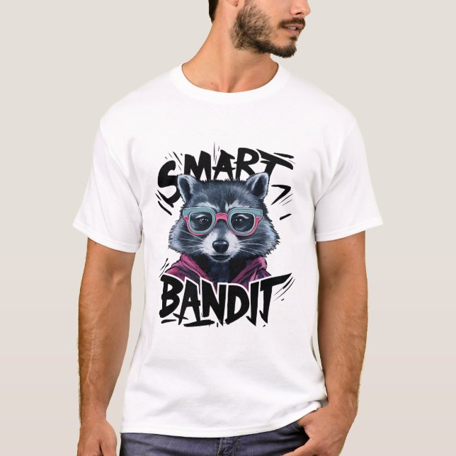 Camiseta Pedro Raccoon elegante (Anverso)