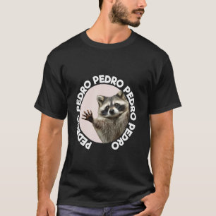 Camiseta Pedro Racoon Funny Animal Cute Design Dance
