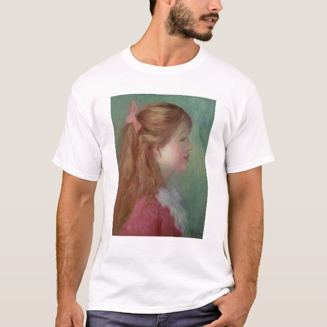 Camiseta Pedro una chica joven de Renoir el | con el pelo (Anverso)