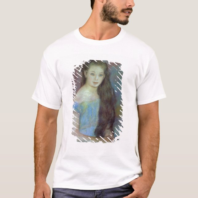 Camiseta Pedro una chica joven de Renoir el | con los ojos (Anverso)