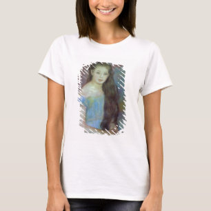 Camiseta Pedro una chica joven de Renoir el   con los ojos