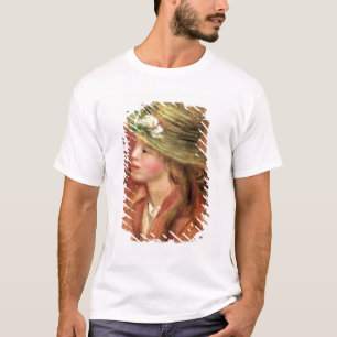 Camiseta Pedro una chica joven de Renoir el   en un gorra