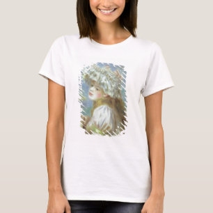 Camiseta Pedro una mujer joven de Renoir el en un gorra