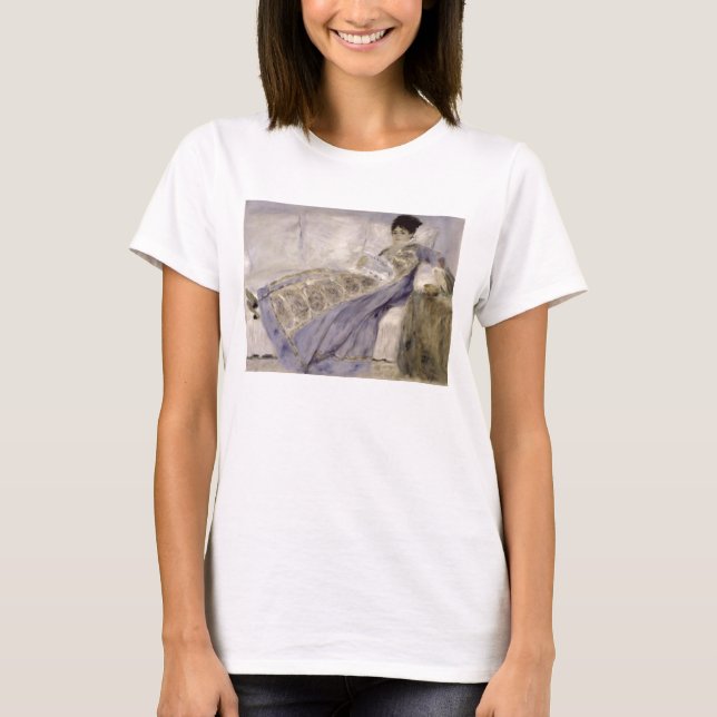 Camiseta Pedro una señora Monet de Renoir el | en un sofá (Anverso)