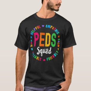 Camiseta PEDS Squad de equipos pediátricos Enfermera ocupac