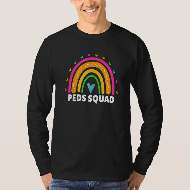 Camiseta Peds Squad Enfermeras Pediátricas Pediátricas (Anverso)