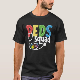 Camiseta Peds Squad Pediatra Enfermería Enfermeras Pediátri