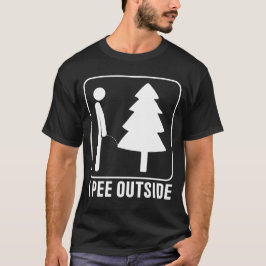 Camiseta Pee Afuera De Los Camping Graciosos