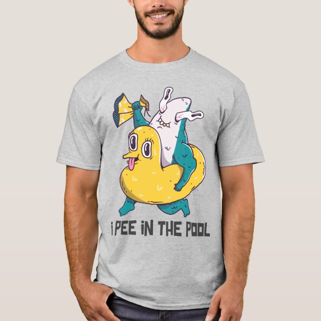 Camiseta Pee En La Piscina (Anverso)